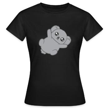 Koala Koalas Koala fan Koala baby gift - Women's T-Shirt - black - Front - AI Model Female 172 dark (172cm)