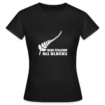 Nouvelle-Zélande Auckland Culture Backpacking Gift - T-shirt Femme - noir - Devant - AI Model Female 172 dark (172cm)