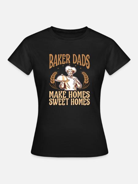 Cadeau de père boulanger papa boulanger drôle - Dame-T-shirt - sort