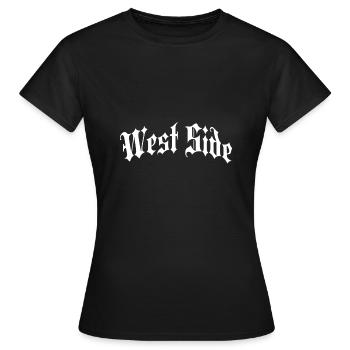 Voyou du côté ouest - T-shirt Femme - noir - Devant - AI Model Female 172 dark (172cm)