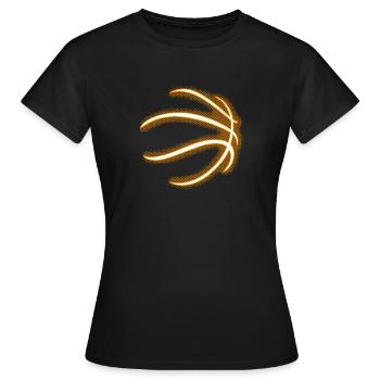 Basketball Basketballer Basketballspieler Geschenk - Frauen T-Shirt - Schwarz - Vorne - AI Model Female 172 dark (172cm)