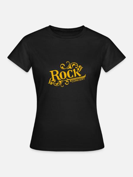 Rock Konzert - Frauen T-Shirt - Schwarz