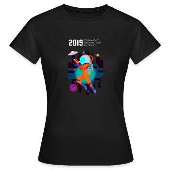 Storm Area 51 Alien - Women's T-Shirt - black - Front - AI Model Female 172 dark (172cm)