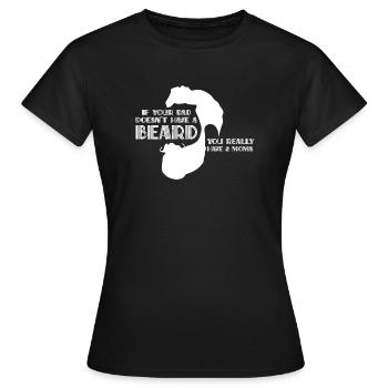 Funny Baby Onesie Baby Clothes Gift Daddy - Women's T-Shirt - black - Front - AI Model Female 172 dark (172cm)
