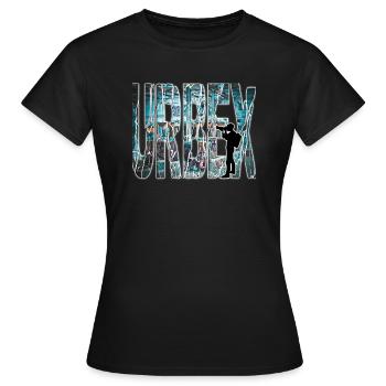Urban Exploring Urbex Lost Places Photographe - T-shirt Femme - noir - Devant - AI Model Female 172 dark (172cm)