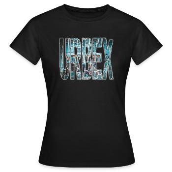 Urbex Lost Places - Frauen T-Shirt - Schwarz - Vorne - AI Model Female 172 dark (172cm)