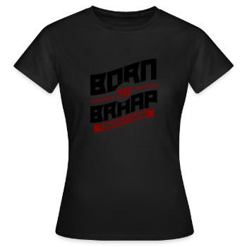Eat Sleep Motocross Dirt Bike Braap Shirt - Frauen T-Shirt - Schwarz - Vorne - AI Model Female 172 dark (172cm)