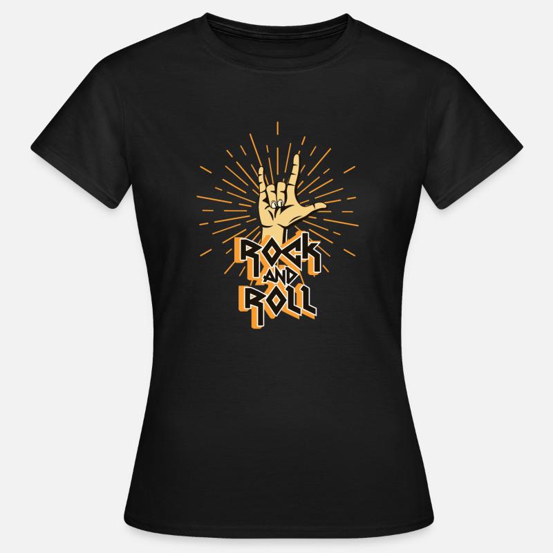 Rock and roll - Women's T-Shirt - black