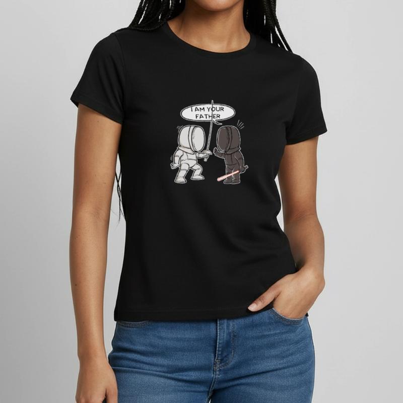 Escrime escrime épée épée épée épée sabre T-shirt Femme