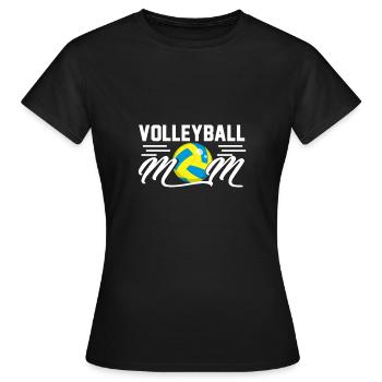 Volley-ball cadeau amateur de sports d'équipe - T-shirt Femme - noir - Devant - AI Model Female 172 dark (172cm)