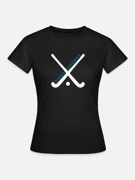 Feldhockey - Frauen T-Shirt - Schwarz