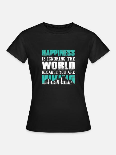 Hiker - Frauen T-Shirt - Schwarz