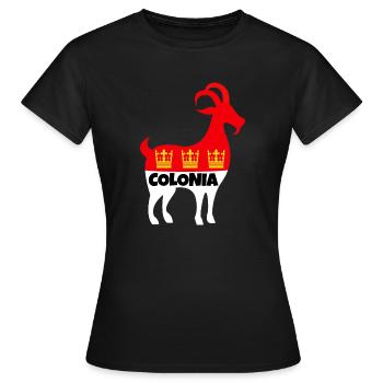 Viva Colonia - Chèvrefeuille pour les fans de Cologne - T-shirt Femme - noir - Devant - AI Model Female 172 dark (172cm)