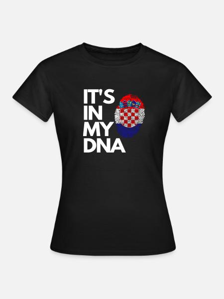 Croatia - Frauen T-Shirt - Schwarz