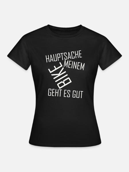 Motorrad - Frauen T-Shirt - Schwarz