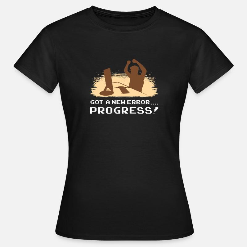 Processus de développement de logiciel de programme d'informaticien - T-shirt Femme - noir