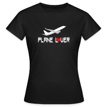 PLAIN LOVER WITH MOTIF - Women's T-Shirt - black - Front - AI Model Female 172 dark (172cm)