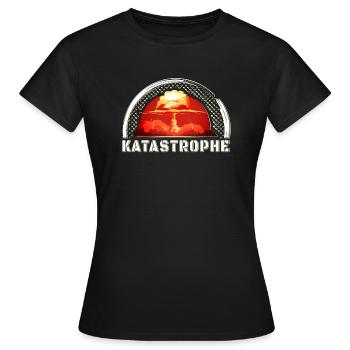 Catastrophe, bombe atomique, idée de cadeau d'explosion - T-shirt Femme - noir - Devant - AI Model Female 172 dark (172cm)