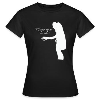 Dracula Nosferatu - T-shirt Femme - noir - Devant - AI Model Female 172 dark (172cm)