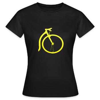 Scooter frame indicated - Women's T-Shirt - black - Front - AI Model Female 172 dark (172cm)