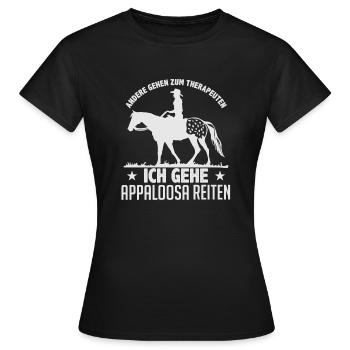 Appaloosa tour - T-shirt Femme - noir - Devant - AI Model Female 172 dark (172cm)
