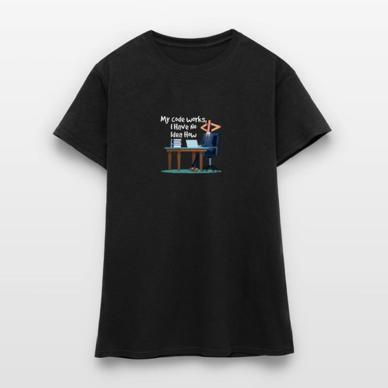 Lustiger Programmierer-Spaß - Aussenseiter-Computer-Code-Witz Frauen T-Shirt