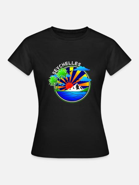Seychelles - Frauen T-Shirt - Schwarz