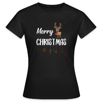 Christmas Christman Ugly Christmas Christmassy - Women's T-Shirt - black - Front - AI Model Female 172 dark (172cm)