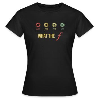 Focus Photo photo Retro Cadeau - T-shirt Femme - noir - Devant - AI Model Female 172 dark (172cm)