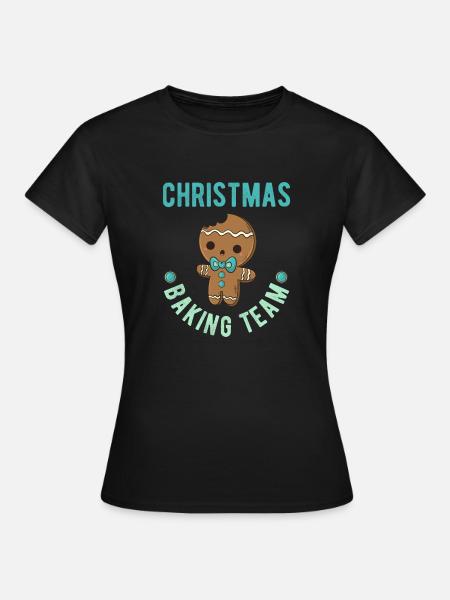 Équipe de retour de Noël - T-shirt Femme - noir