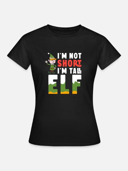 Elf Noël - T-shirt Femme - noir