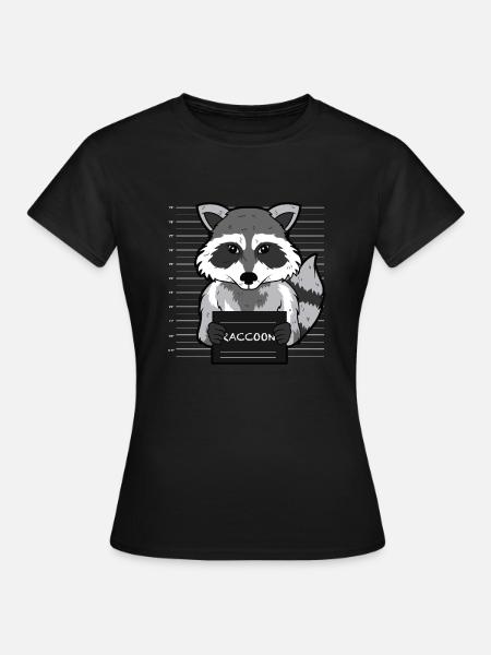 raton laveur - T-shirt Femme - noir