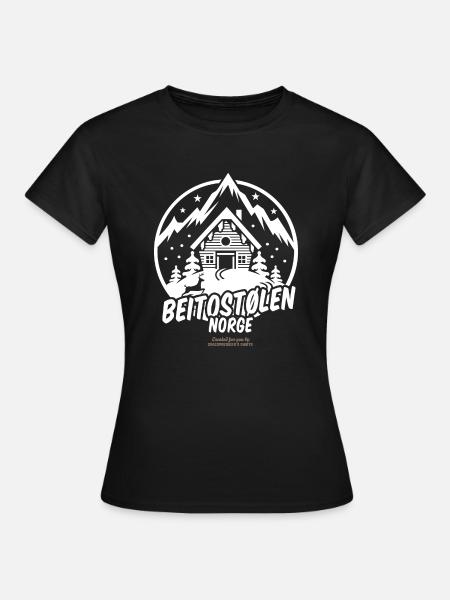 Beitostølen Norge - Frauen T-Shirt - Schwarz