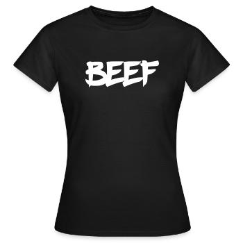 bœuf - T-shirt Femme - noir - Devant - AI Model Female 172 dark (172cm)