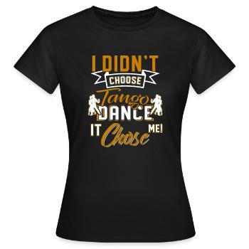 Tango - Women's T-Shirt - black - Front - AI Model Female 172 dark (172cm)