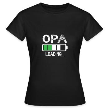 Opa loading - T-shirt Femme - noir - Devant - AI Model Female 172 dark (172cm)