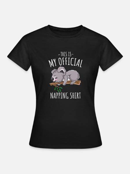 C'est ma chemise de sieste officielle Sommeil paresseux - T-shirt Femme - noir