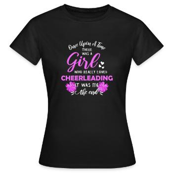 Cheerleader Gift Ideas Cheer Gifts Cheerleader - Frauen T-Shirt - Schwarz - Vorne - AI Model Female 172 dark (172cm)