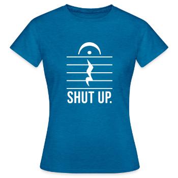 Orchestra Wind Orchestra Machring Band Big Band - Women's T-Shirt - antique blue sapphire heather - Front - AI Model Female 172 dark (172cm)