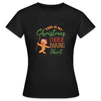 Weihnachten Weihnachtsgeschenk Ugly Christmas - Frauen T-Shirt - Schwarz - Vorne - AI Model Female 172 dark (172cm)