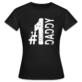 Vatertags-bester Vati überhaupt - Frauen T-Shirt - Schwarz - Vorne - AI Model Female 172 dark (172cm)