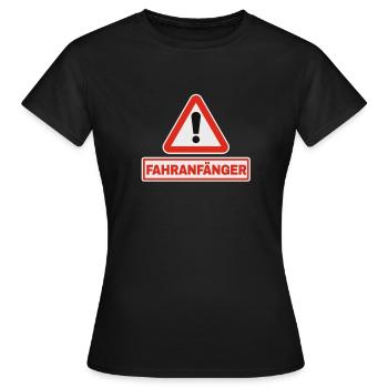 Fahranfänger Führerschein Fahrschüler Fahrschule G - Frauen T-Shirt - Schwarz - Vorne - AI Model Female 172 dark (172cm)