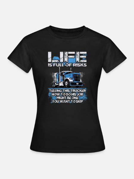 Trucker - Women's T-Shirt - black