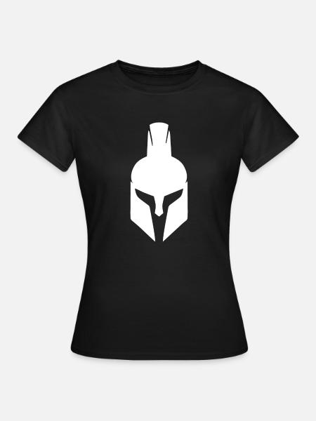 Casque Sparta Spartan Spartacus - T-shirt Femme - noir