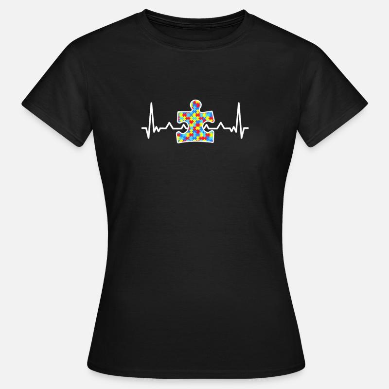 Journée de sensibilisation à l'autisme Autist Asperger Gift - T-shirt Femme - noir