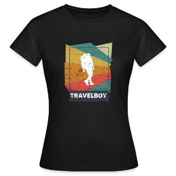 Cadeau d'adieu voyage rétro Thaïlande cadeau - T-shirt Femme - noir - Devant - AI Model Female 172 dark (172cm)