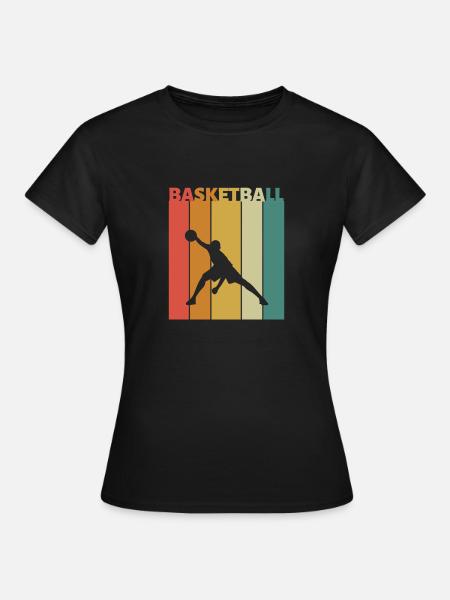 Idée cadeau pour les amateurs de basket-ball - T-shirt Femme - noir
