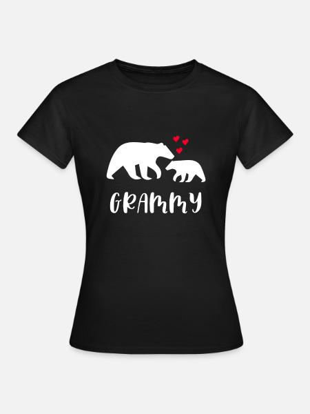 Grammy Bear - Naisten t-paita - musta