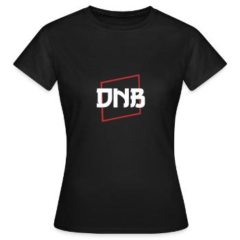 Drum and Bass DNB Rave Festival gift idea - Women's T-Shirt - black - Front - AI Model Female 172 dark (172cm)