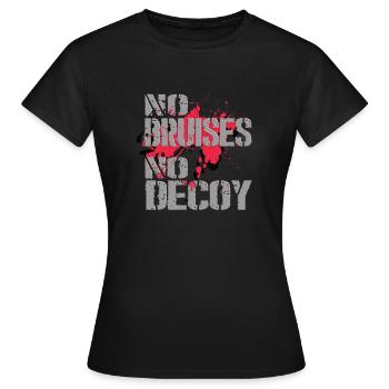 Pas de bleus ni de leurre - T-shirt Femme - noir - Devant - AI Model Female 172 dark (172cm)